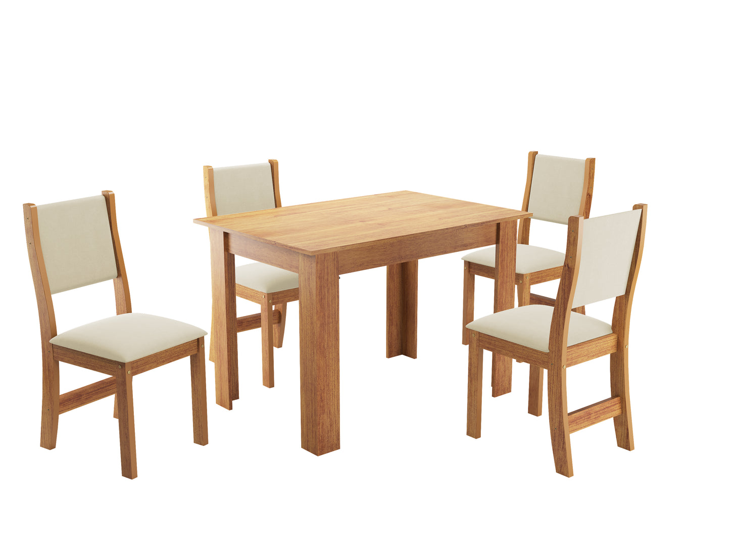 Juego de Comedor 4 personas rectangular Palace