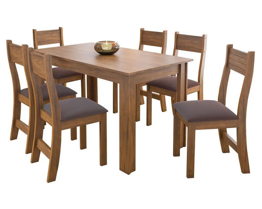 Juego de Comedor 6 sillas Violeta Altavisión