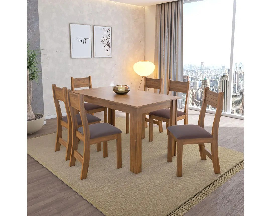 Juego de Comedor 6 sillas Violeta