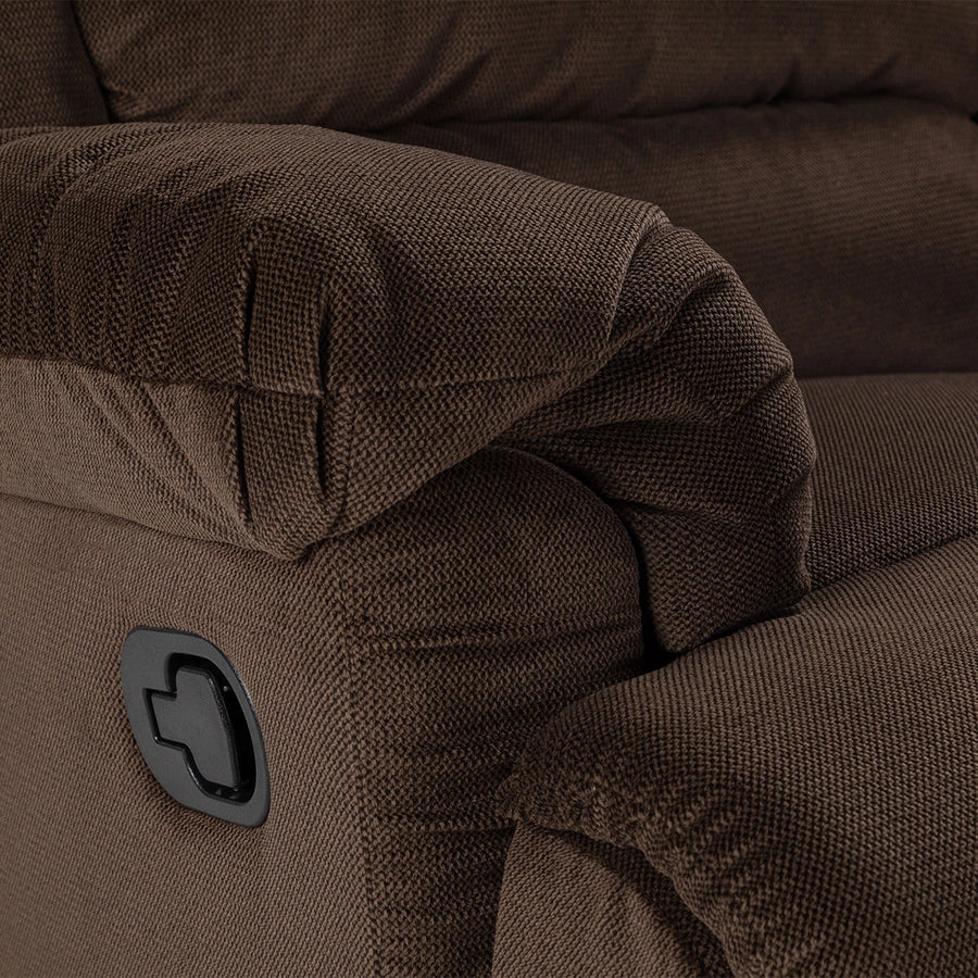 Sofá 2 Cuerpos Reclinable Jarrie Tela Chex Manual Rosen