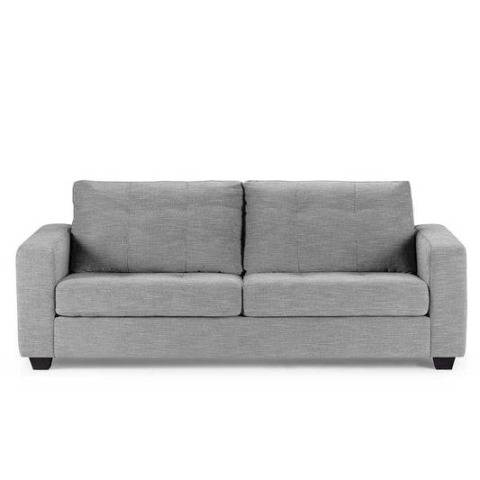Sofá 3 Cuerpos Manet Tela Gris Rosen