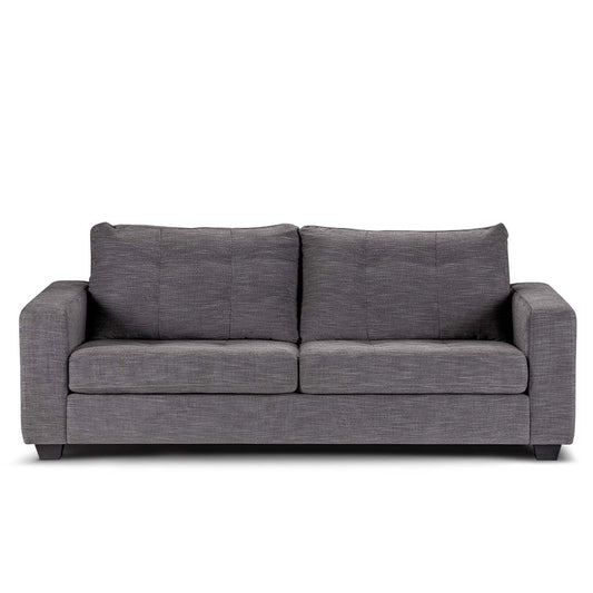 Sofá 3 Cuerpos Manet Tela Grafito Rosen