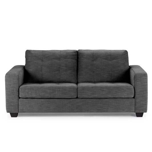 Sofá 2 Cuerpos Manet Tela Grafito Rosen