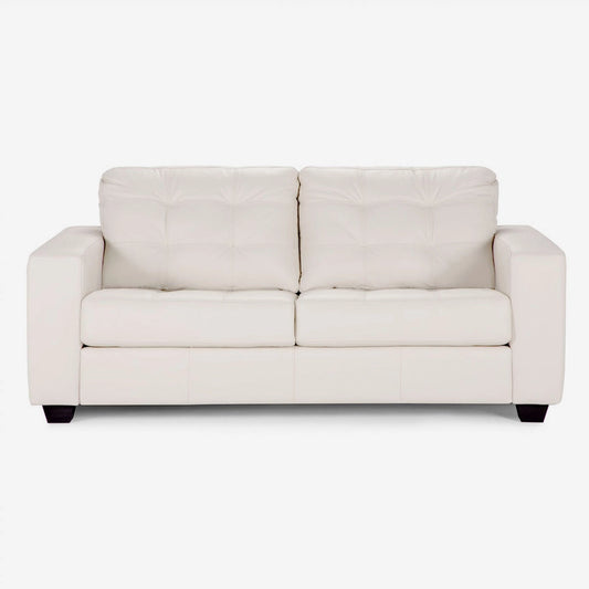 Sofá 2 Cuerpos Manet Cuero Ice Rosen