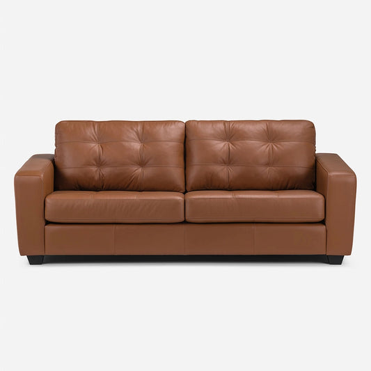 Sofá 3 Cuerpos Manet Cuero Toffey Rosen