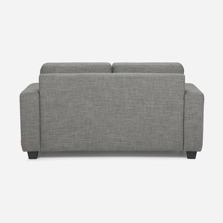 Sofá 2 Cuerpos Mira Tela Gris Rosen