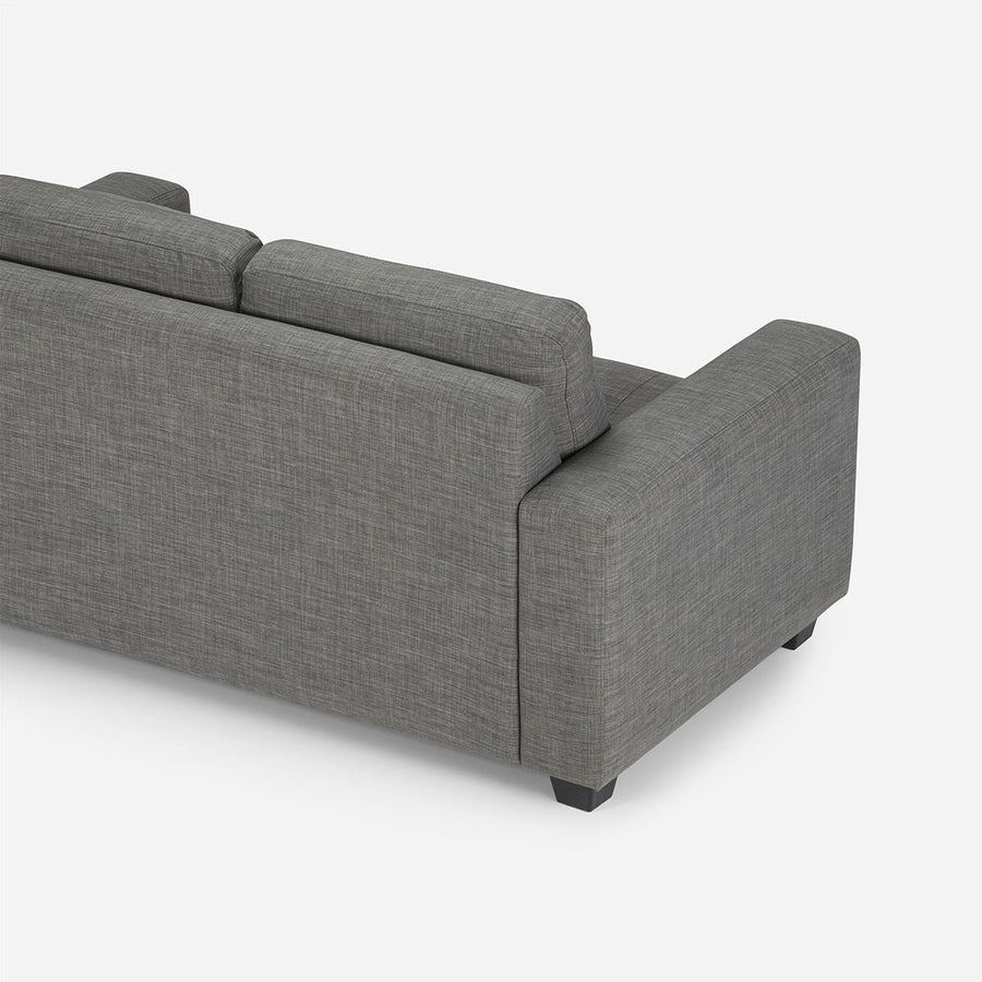 Sofá 2 Cuerpos Mira Tela Gris Rosen