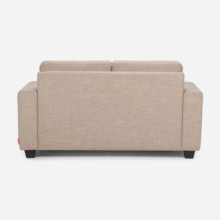 Sofá 2 Cuerpos Mira Tela Beige Rosen