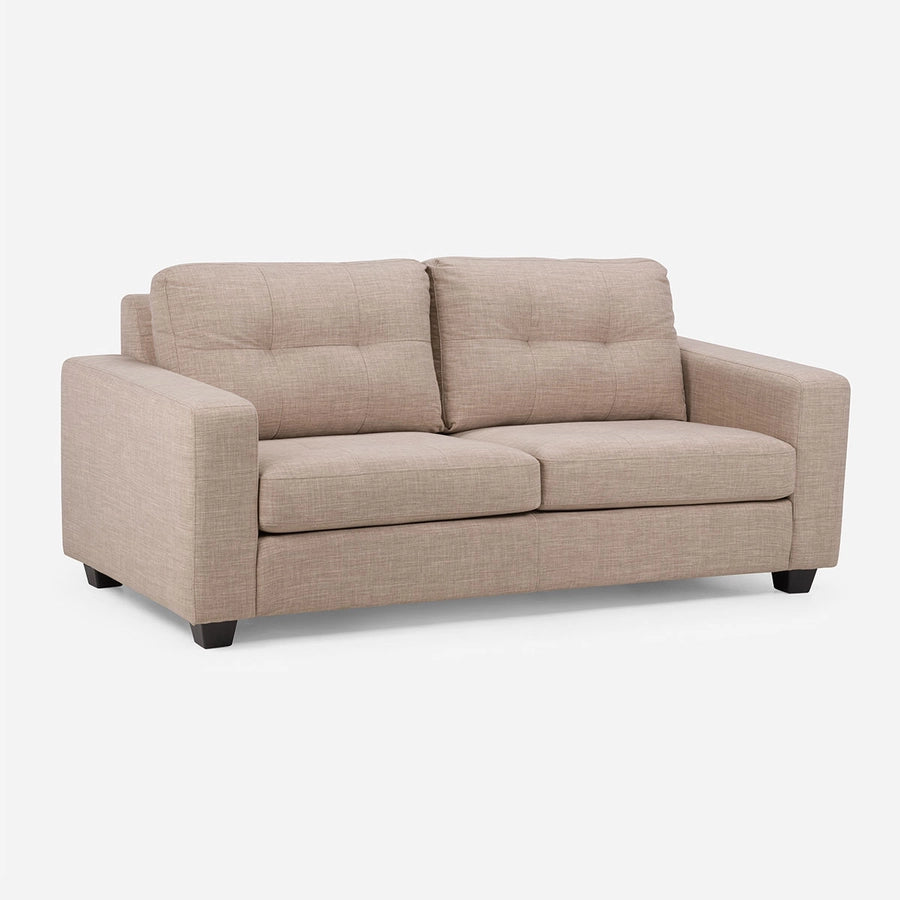 Sofá 3 Cuerpos Mira Tela Beige Rosen