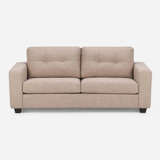 Sofá 3 Cuerpos Mira Tela Beige Rosen