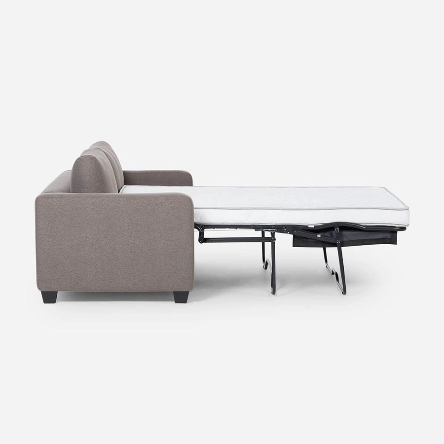 Sofá Cama 3 Cuerpos Murano Topo Rosen
