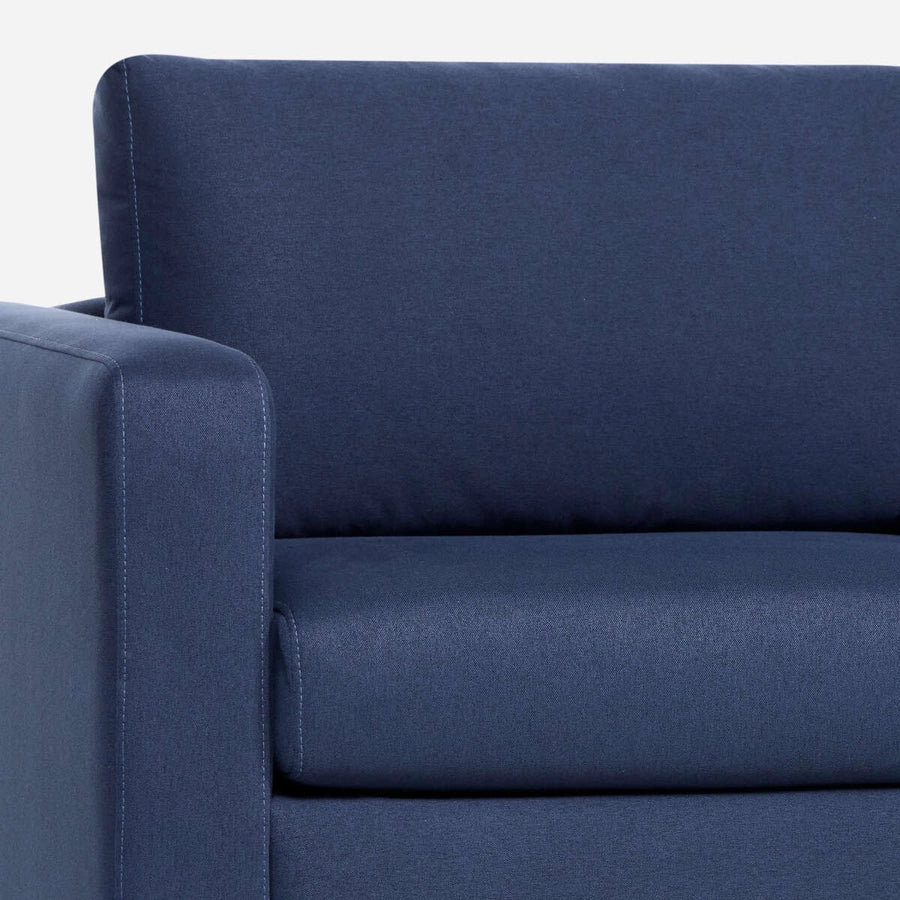 Sofá Cama 3 Cuerpos Murano Azul Rosen