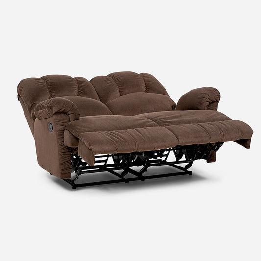 Sofá 2 Cuerpos Reclinable Arles Tela Manual Rosen