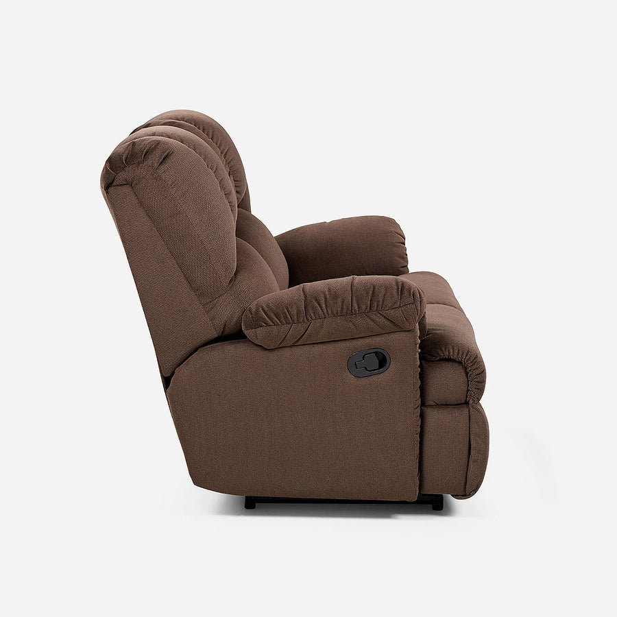 Sofá 2 Cuerpos Reclinable Arles Tela Manual Rosen