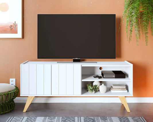 Rack Space 55" Preto Branco/Tauari Altavisión