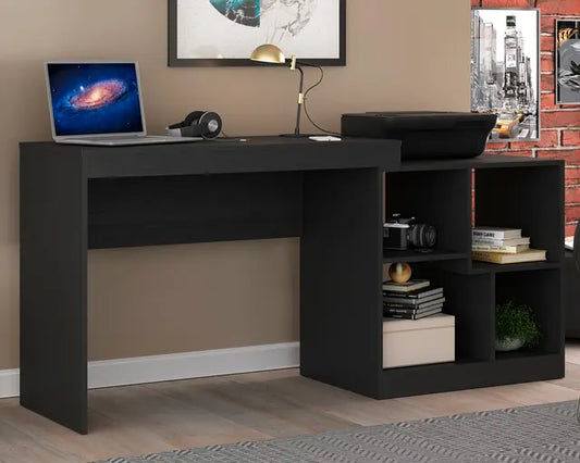 Escritorio Librero HO-2904 Negro Altavisión