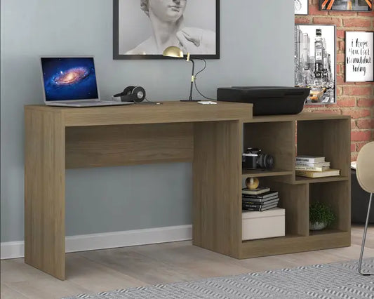 Escritorio Librero HO-2904 Nogal Altavisión