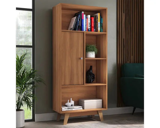 Librero HO-2997 1 Puerta Nogal Altavisión