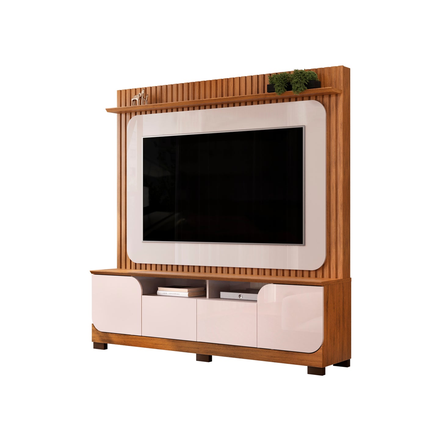 Home TV 65'' Vogue Ripado Freijo Off White Altavisión