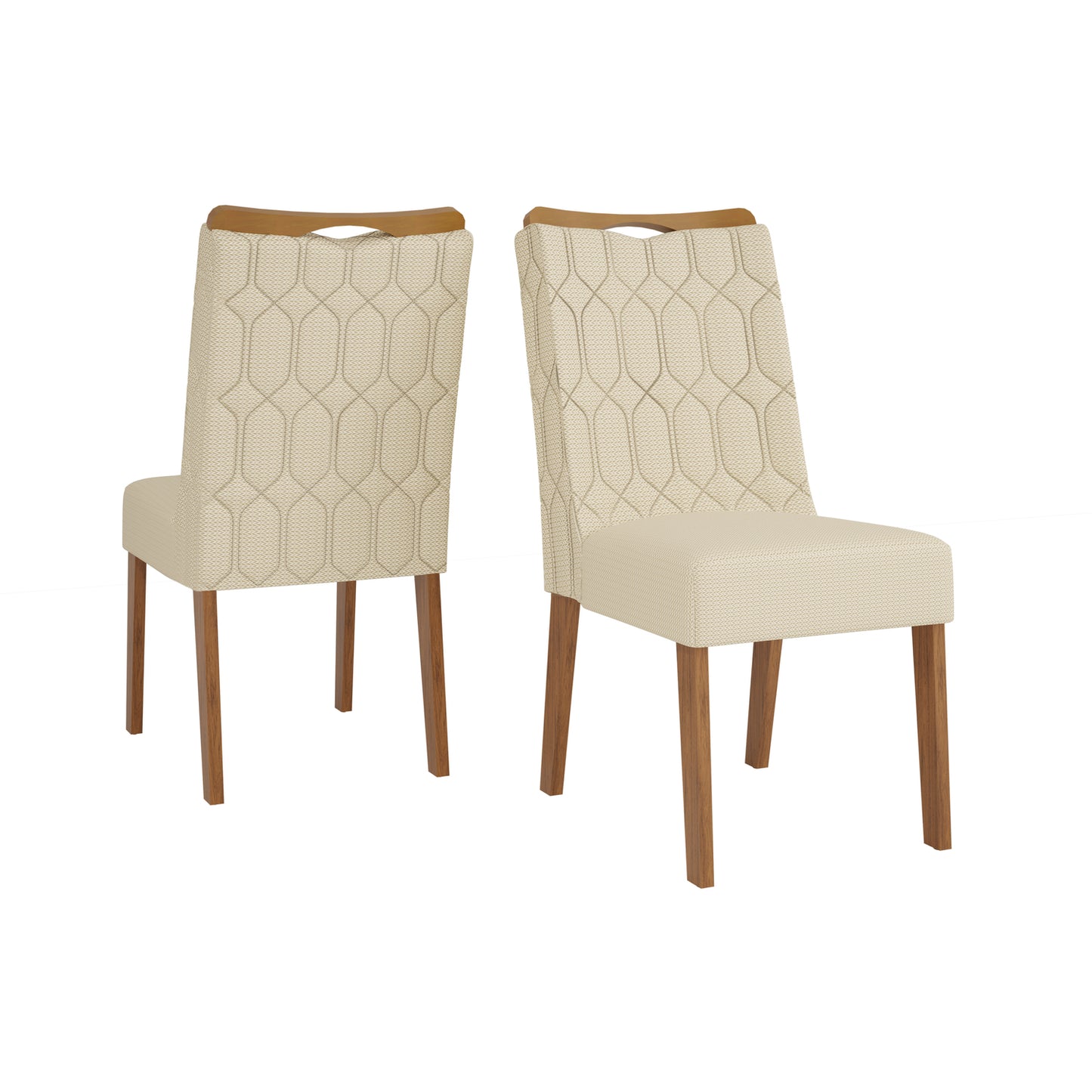 Comedor 6 sillas Dalila Blanco/Natural Altavisión