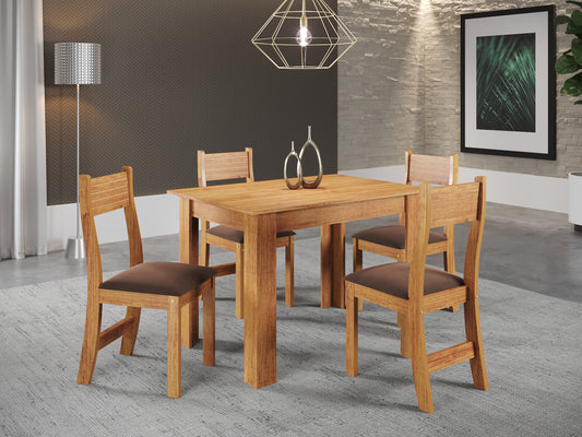 Juego de Comedor 4 sillas Florencia Altavisión