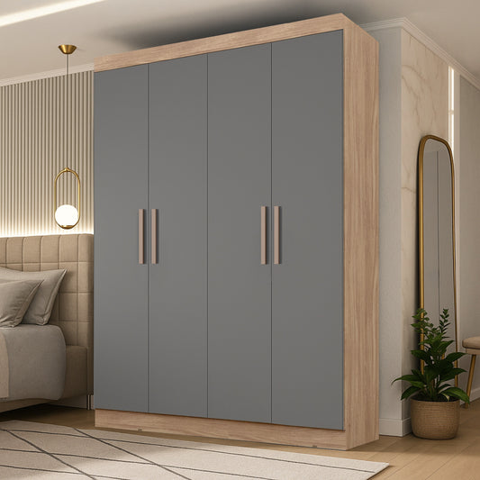 Closet Paris 4P 2C Gris Di Poretti