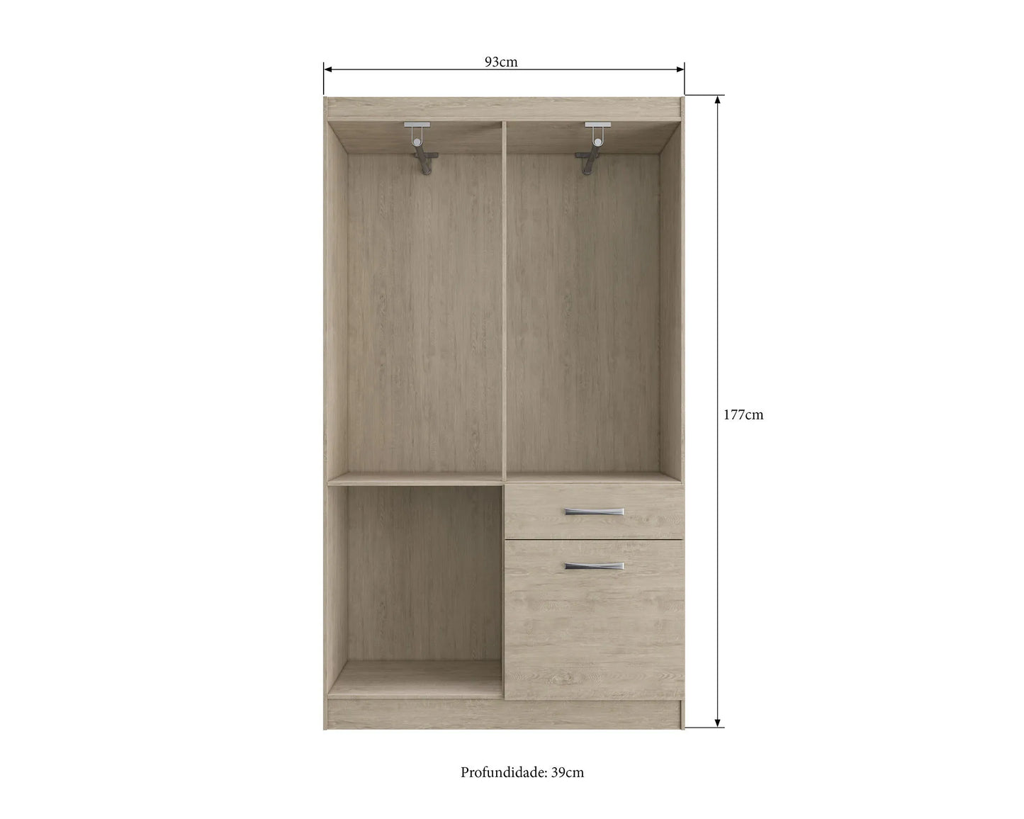 Clóset 4 Puertas 1 Cajón 1 Zapatera Arena Altavisión
