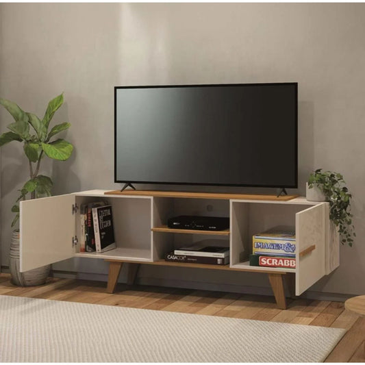 Rack Vila 65" Cinamomo/Off White Altavisión