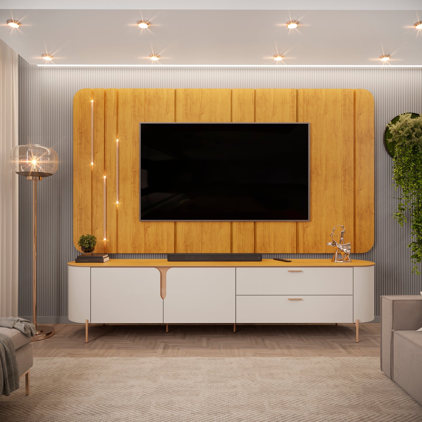 Home TV Celine 70"2C 2P Café Di Poretti