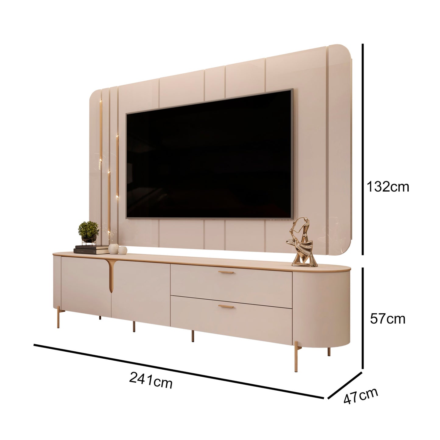 Home TV Celine 70"2C 2P Off Di Poretti