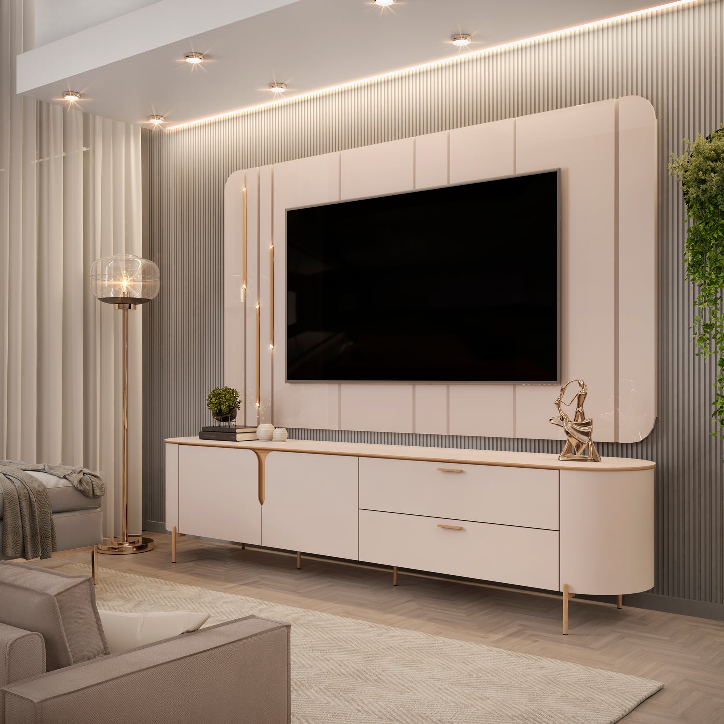 Home TV Celine 70"2C 2P Off Di Poretti