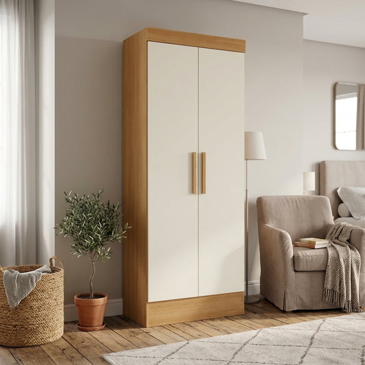 Mueble Multiuso 2 Puertas Serido Cinamomo/Off White Altavisión