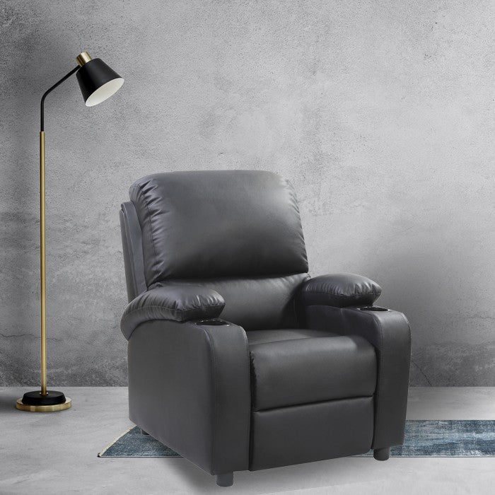 Bergere Olimpo Reclinable PU Negro Idetex