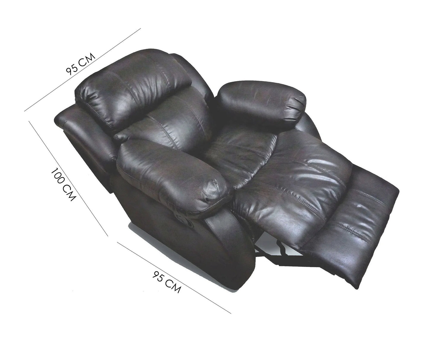 Bergere Madrid Reclinable Negro Idetex