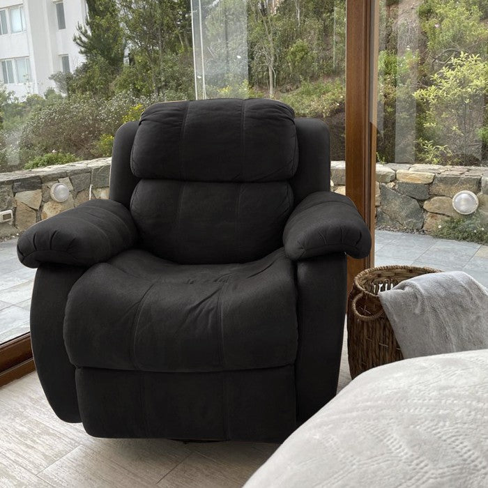 Bergere Madrid Reclinable Negro Idetex