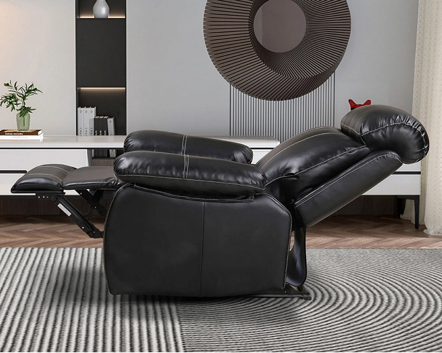 Bergere Boston Reclinable Negro Idetex