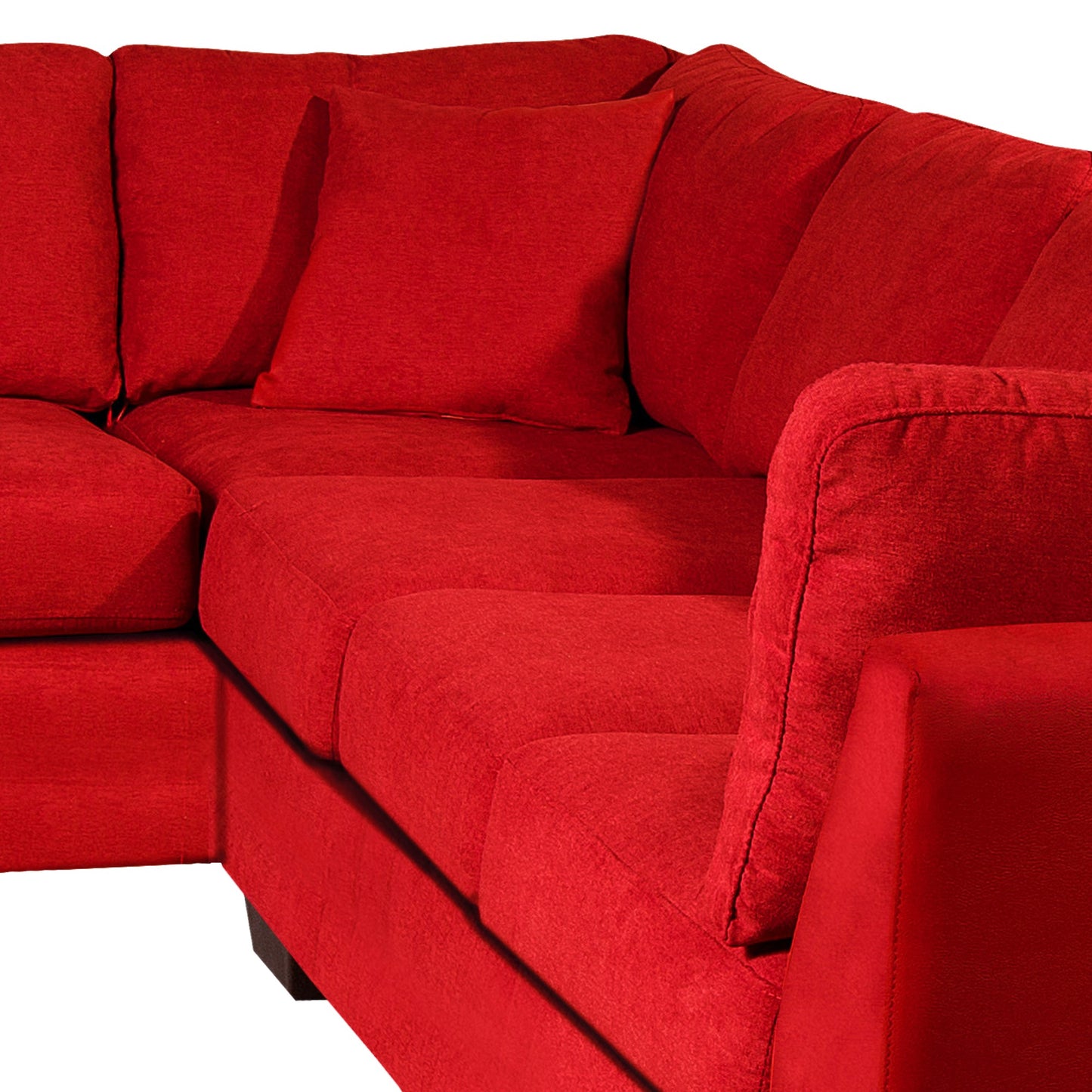 Sofá seccional Izquierdo Padua Velvet Burdeo Latam Home