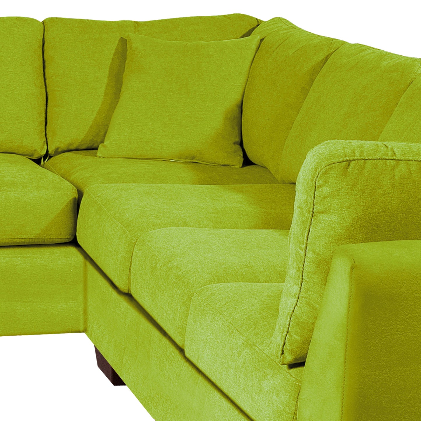 Sofá seccional Izquierdo Padua Velvet Pistacho Latam Home