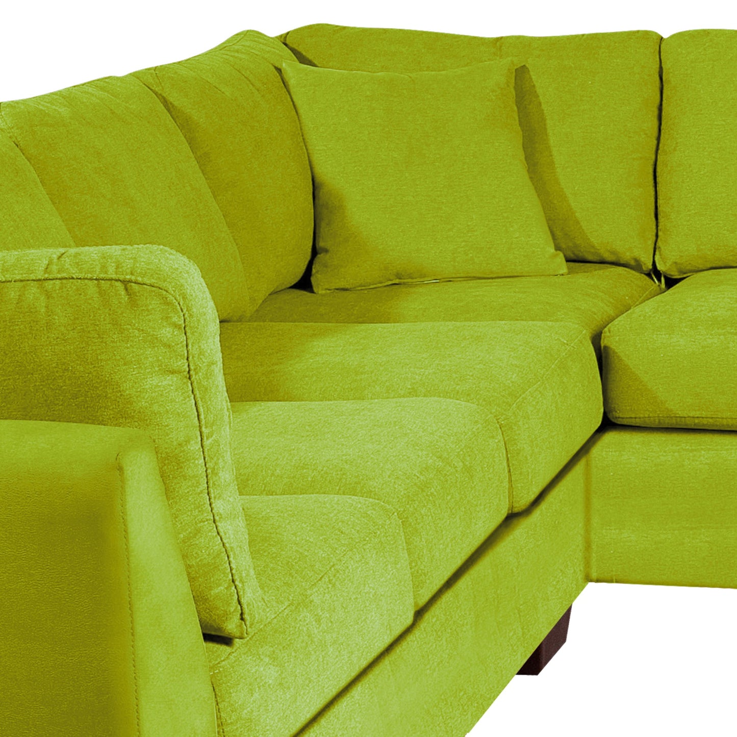 Sofá seccional Derecho Padua Velvet Pistacho Latam Home