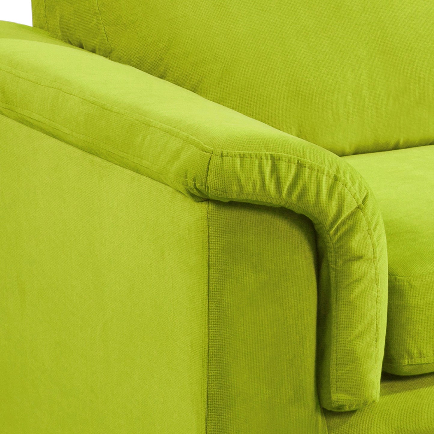 Sofá 3 Cuerpos Ancona Velvet Pistacho Latam Home
