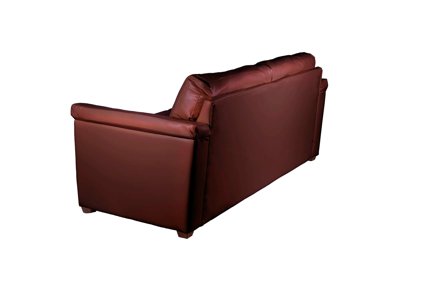 Sofá 3 Cuerpos Ancona PU Grano Chocolate Latam Home