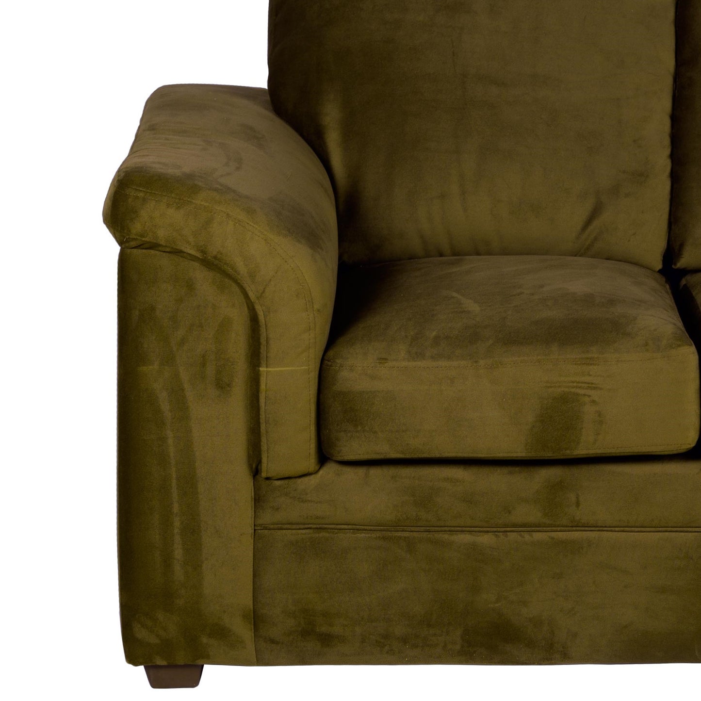 Sofá 2 Cuerpos Ancona Velvet Verde Latam Home