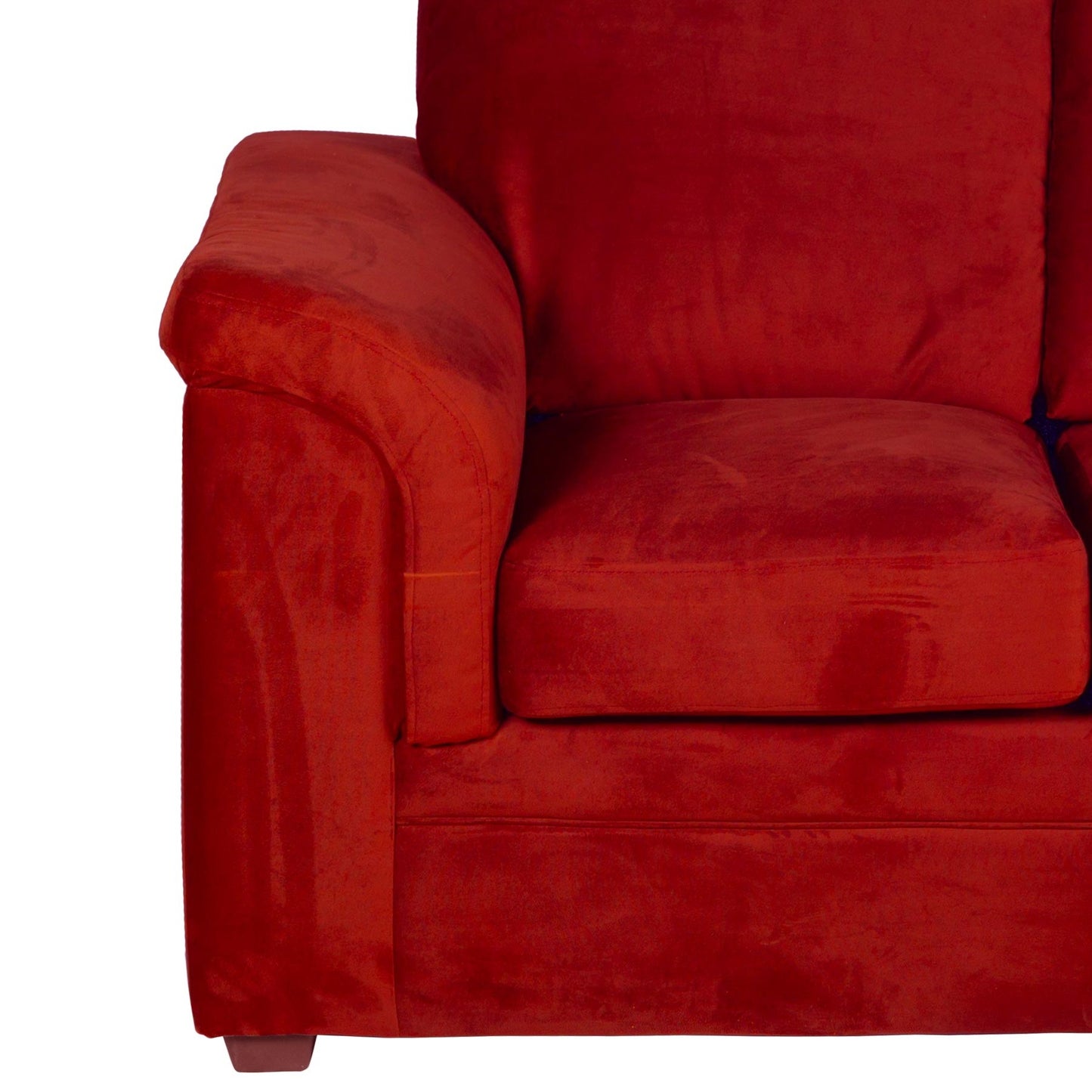 Sofá 2 Cuerpos Ancona Velvet Burdeo Latam Home