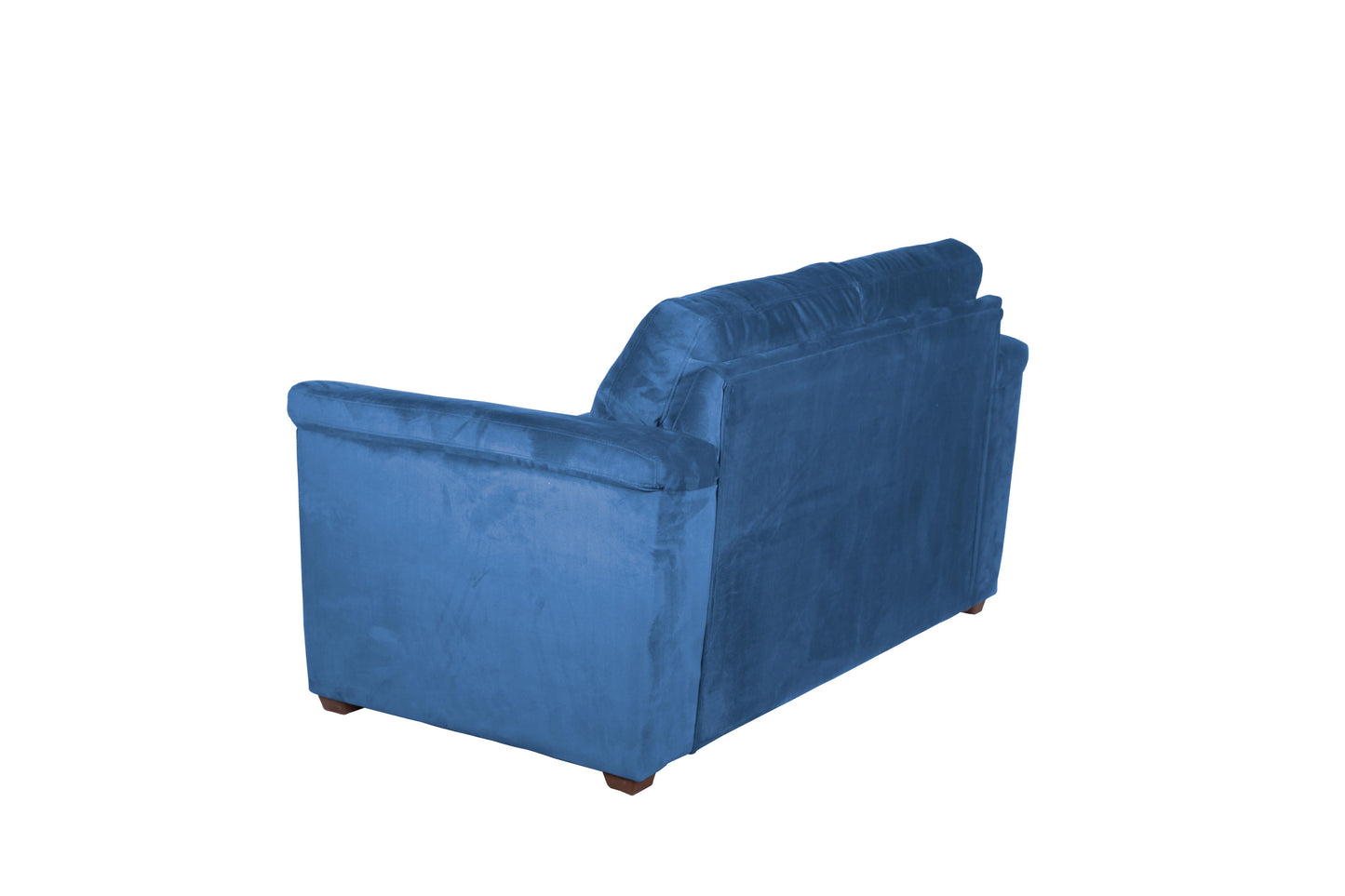 Sofá 2 Cuerpos Ancona Velvet Azul Petroleo Home