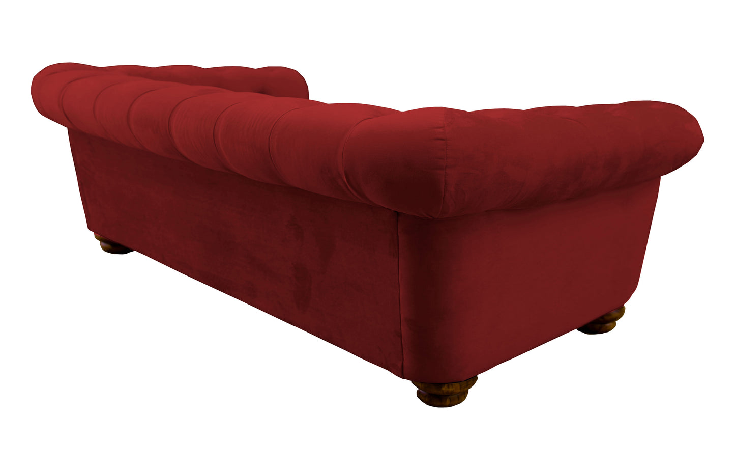 Sofá 3 Cuerpos Florencia Velvet Burdeo Latam Home