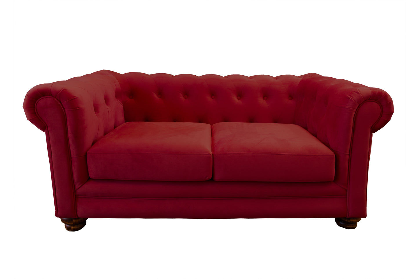 Sofá 2 Cuerpos Florencia Velvet Burdeo Latam Home