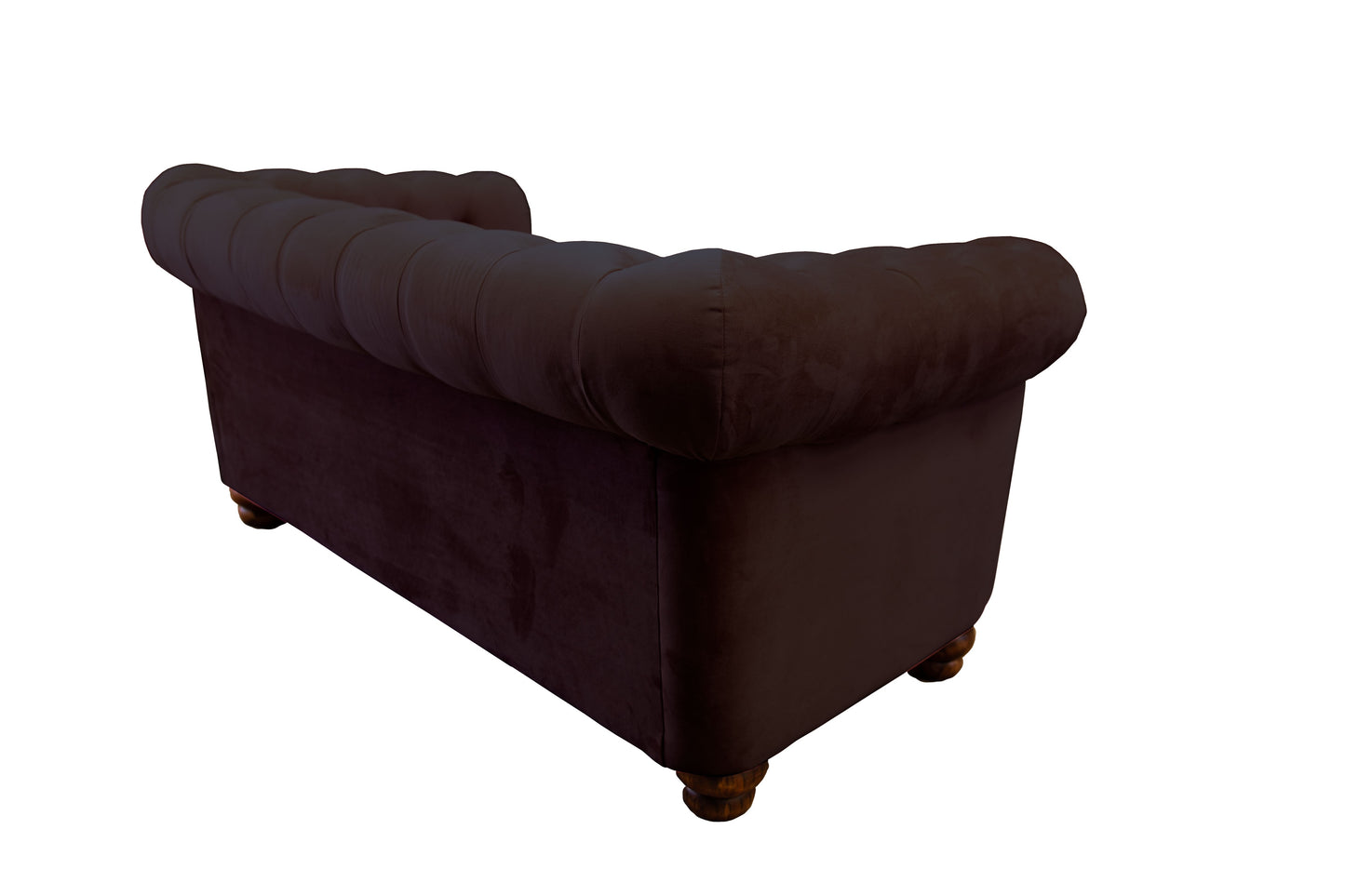 Sofá 2 Cuerpos Florencia Velvet Chocolate Latam Home