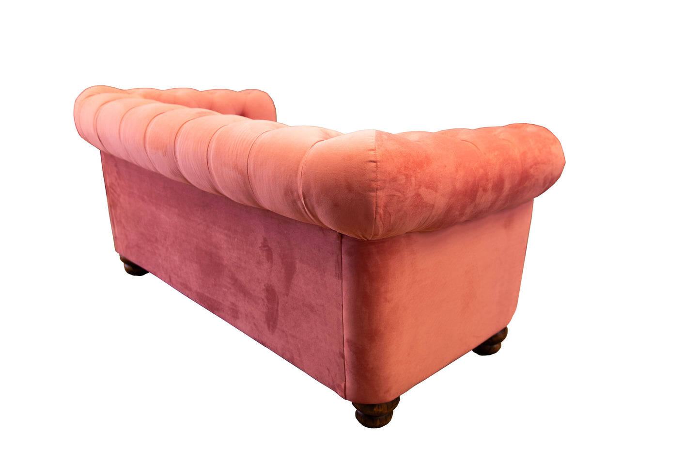 Sofá 2 Cuerpos Florencia Velvet Palo Rosa Latam Home
