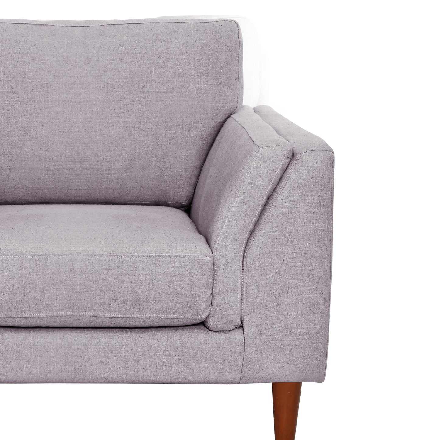 Sofá 3 Cuerpos Milán Lino Gris Claro Latam Home