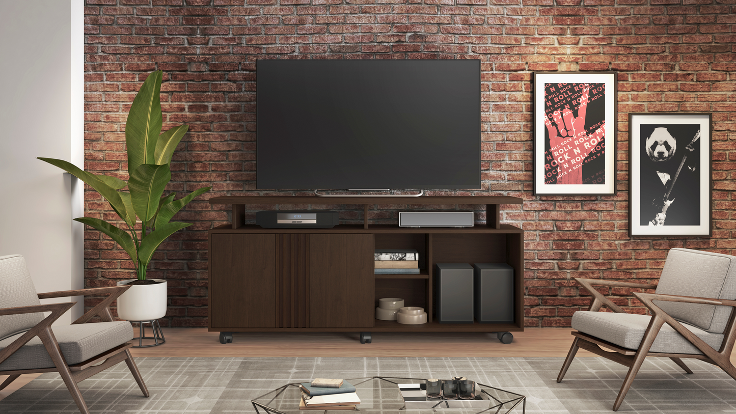 Rack TV 58'' Humor Chocolate/Blanco Di Poretti